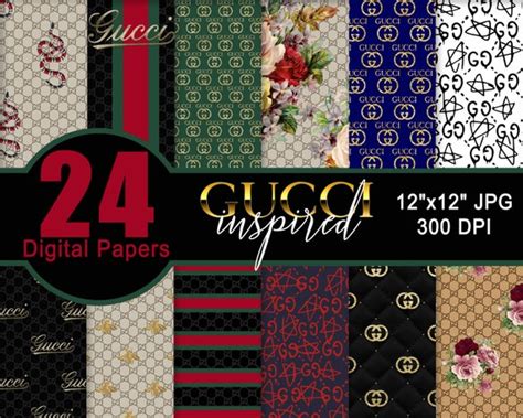 gucci print paper|Gucci inspired wrapping paper.